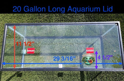 Aquarium lid gallon long - lid,
