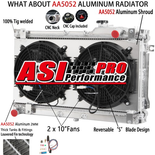 Rows radiator shroud fan - rows,
