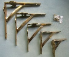 PAIR OF SOLID BRASS vintage