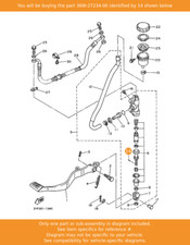 YAMAHA Pin, Brake Rod