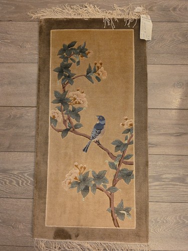 Chinese art deco rug with - a,