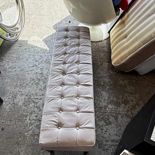 Beige tufted upholstered - tufted,