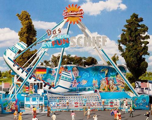 Swing boat fairground kit - boat, v