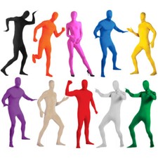 Invisible Morph Zentai Suit Costume Party Cosplay Halloween Skintight Catsuit