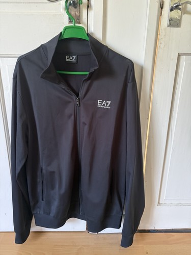 Armani black zip - armani,