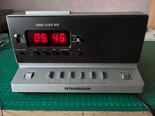 Vintage grundig sono - sono, clock