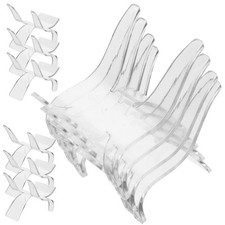  10pcs Acrylic Display Stands Specimens Stones Display Easel Stands Display