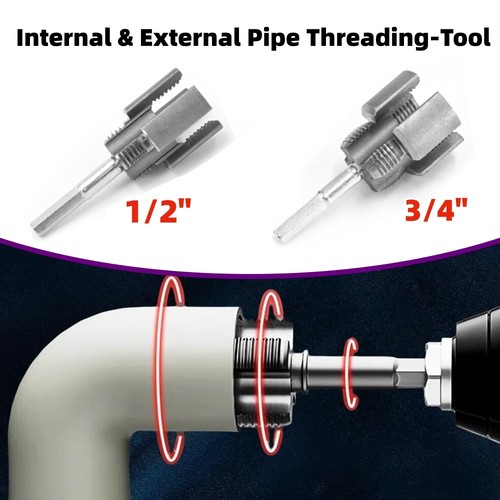 Pvc pipe threader kit - pvc,