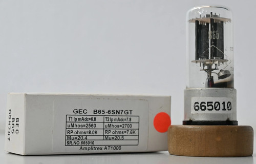 B65 6sn7gt gec metal base - b65,