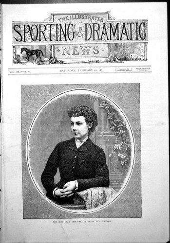 Old frontispiece hon lady - frontispiece, hon.