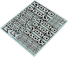 36276 Kyosho Adesivi Decals per MP9 MP10