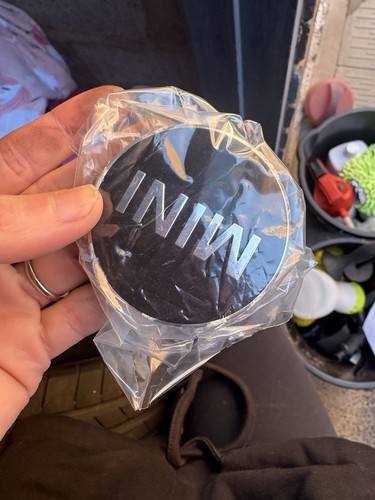 Black mini cooper hub caps - mini,