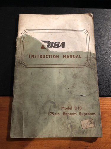 Genuine bsa bantam supreme - genuine,