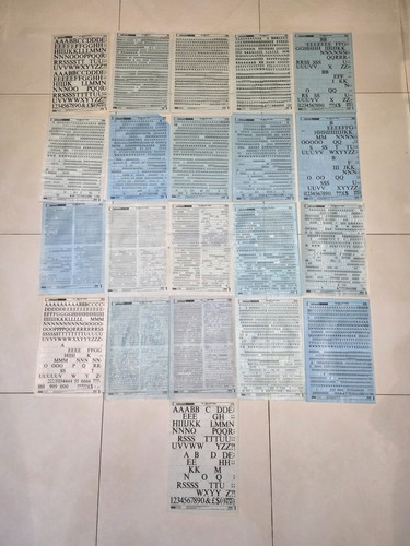Letraset transfer black - transfer,