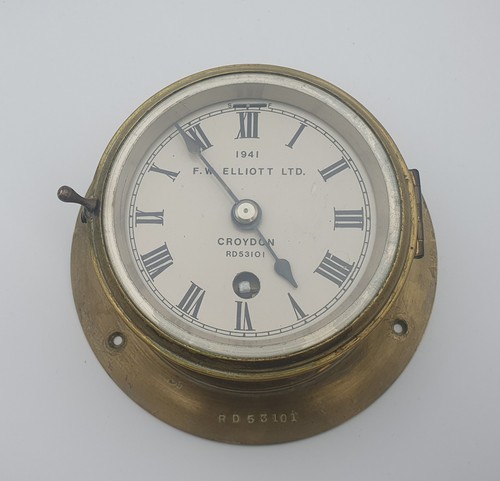 Elliott ships clock - clock, ww2