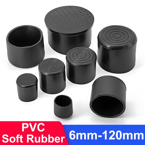 Rubber chair ferrules - rubber,