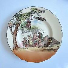 Royal Doulton Seriesware Cabinet Plate The Gleaners D6123 Leeds Shape