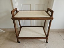 Vintage Retro Wooden Cocktail Drinks Bar Tea Hostess Trolley