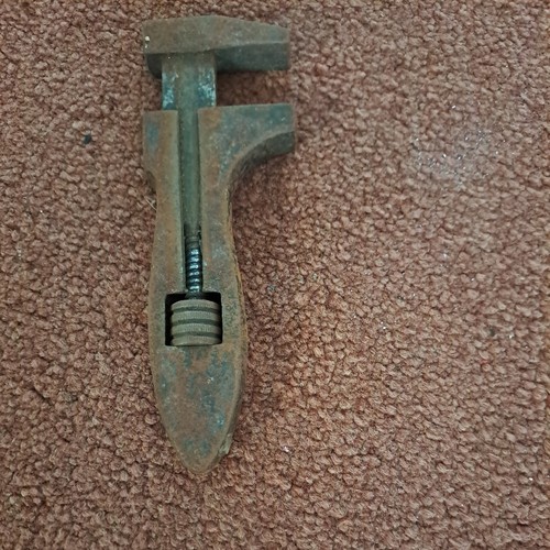 Vintage adjustable spanner - adjustable,