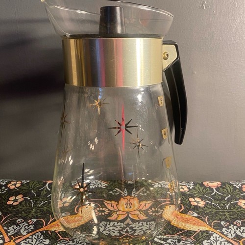 Pyrex coffee pot atomic stars - coffee,