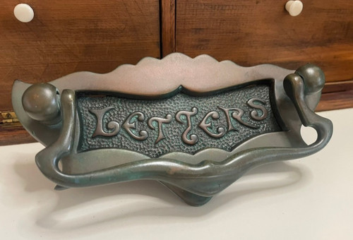 Vintage brass letters - brass, “letters”