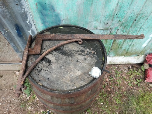 Antique wrought iron sway - antique,