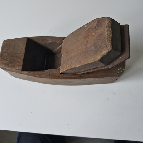 Antique wooden block plane - wooden,