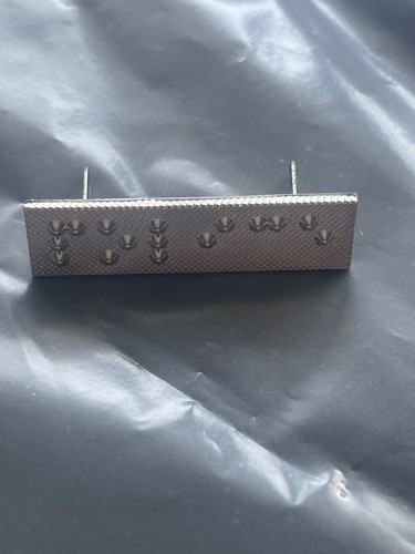 Police metal braille bar - , for