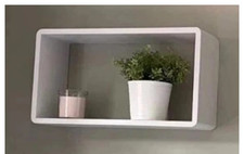 Single Floating Wall Cube