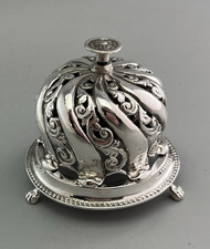 Victorian Silver Desk Bell