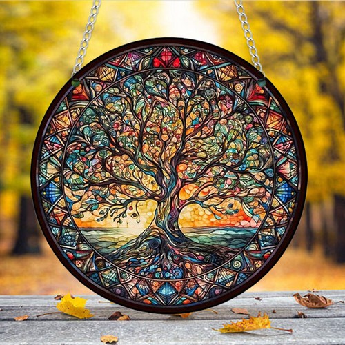 Colourful tree life hanging - life,