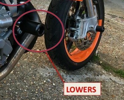 Ktm 990 supermoto lowers - ktm,