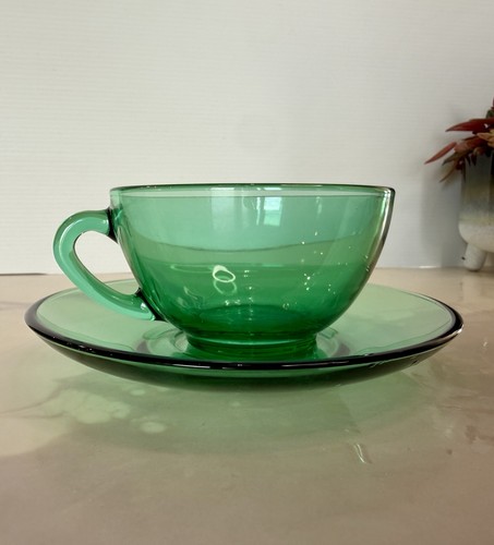 Arcoroc france green glass - france,