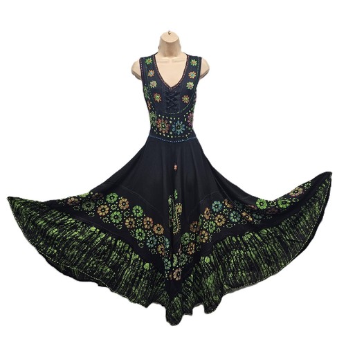 Fit and flare maxi dress - and,