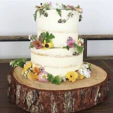Log cake stands, wooden log wedding / celebration cake stands,  real wood slices