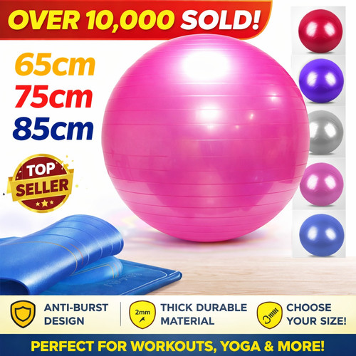 Yoga gym ball 25cm 65cm - gym,