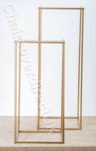 100cm gold rectangle metal - 100cm,