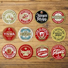 12 Liverpool Football Beer Mat