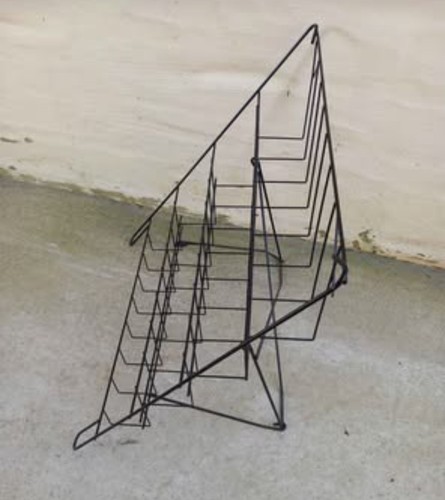Metal display rack stand - rack, 54cm