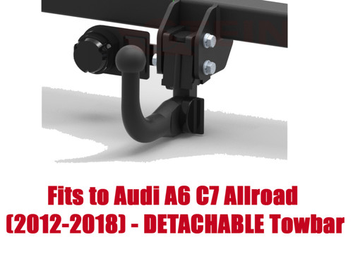 Detachable tow bar for audi - detachable,
