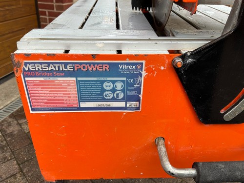 Vitrex wet tile saw - wet, saw.
