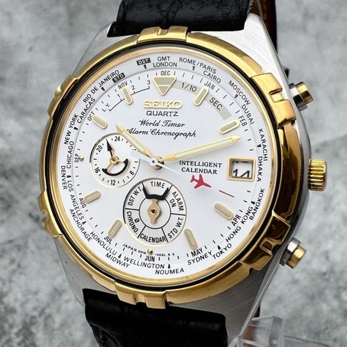 Seiko world timer - timer, 6m15-0020