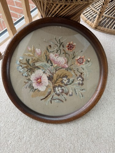 Vintage needlepoint tapestry - vintage,