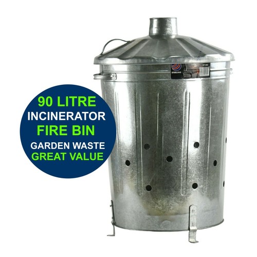 Large 90l galvanized - large,