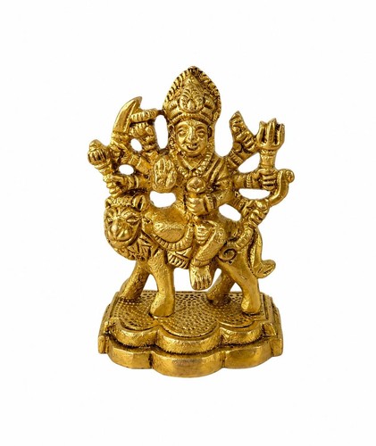 Brass maa durga idol - brass,