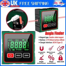 360° Magnetic Digital Protractor Angle Finder Gauge Inclinometer Level Meter