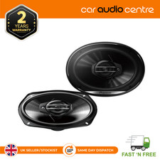 Pioneer TS-G6930F 6" x 9" 400W 3-Way Coaxial Speakers with Grills