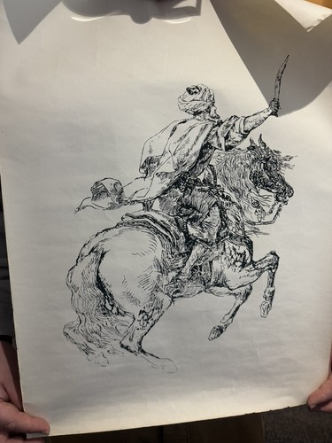 Vintage delacroix style - vintage, arab