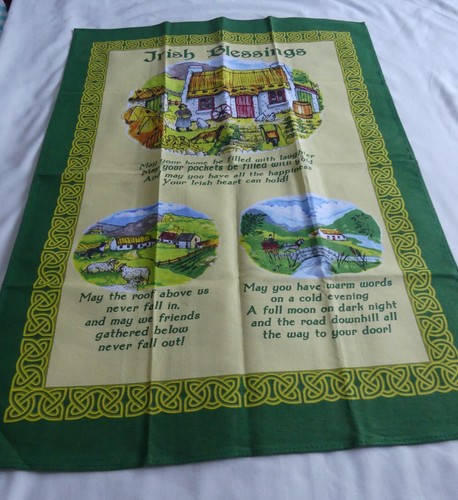Irish blessings cotton - irish,