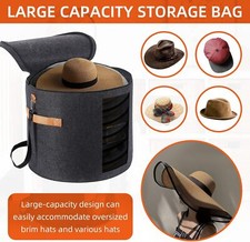 Large Round Hat Storage Box